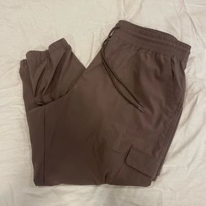 ✨Old Navy Brown Active StretchTech Slick Joggers Cargo Cuffed Pants XXL